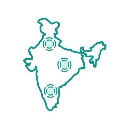 District outbreak map icon
