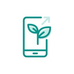 Phone sprout icon